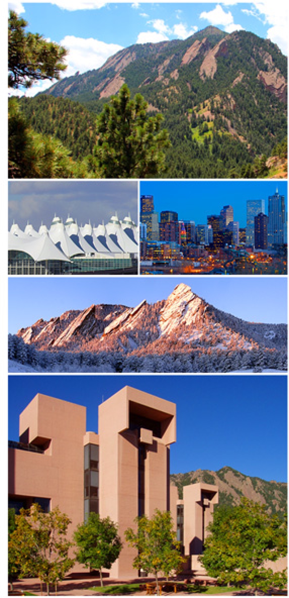 Boulder Denver collage